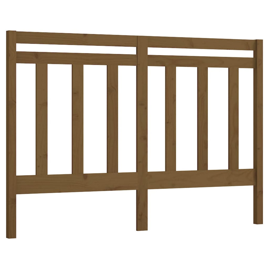 Hoofdbord 4X4X00 Cm Massief Grenenhout 141 x 100 cm Honingbruin