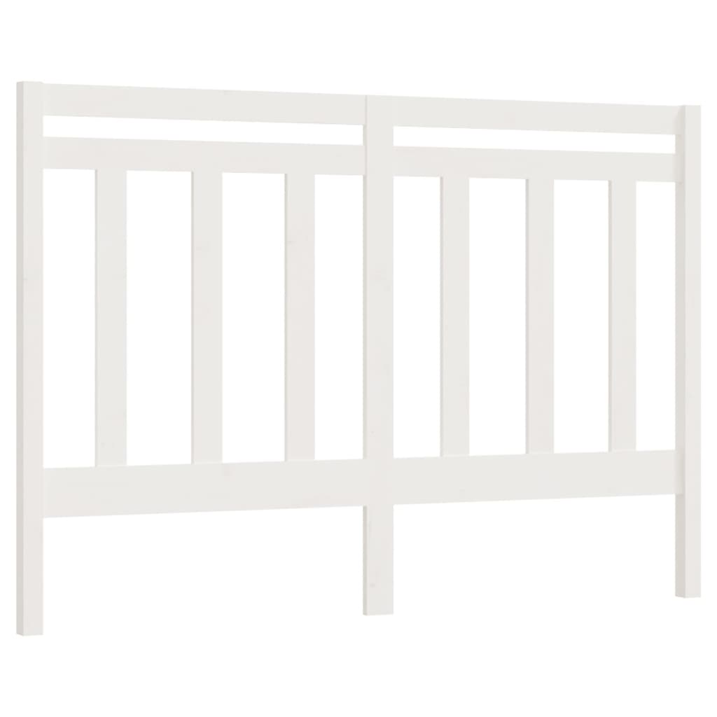 Hoofdbord 56X4X00 Cm Massief Grenenhout 156 x 100 cm Wit