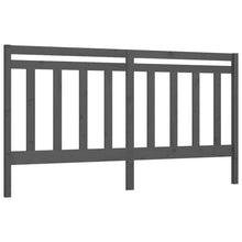 Hoofdbord 86X4X00 Cm Massief Grenenhout 186 x 100 cm Grijs