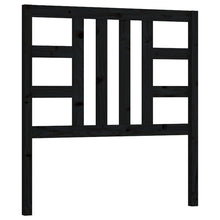 Hoofdbord 8X4X00 Cm Massief Grenenhout 81 x 100 cm Zwart