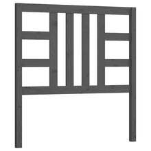 Hoofdbord 06X4X00 Cm Massief Grenenhout 106 x 100 cm Grijs