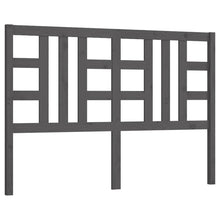 Hoofdbord 46X4X00 Cm Massief Grenenhout 146 x 100 cm Grijs