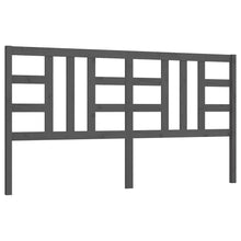 Hoofdbord 86X4X00 Cm Massief Grenenhout 186 x 100 cm Grijs