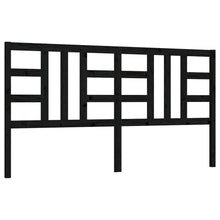 Hoofdbord 206X4X00 Cm Massief Grenenhout 206 x 100 cm Zwart