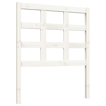 Hoofdbord 80,5X4X100 Cm Massief Grenenhout Wit