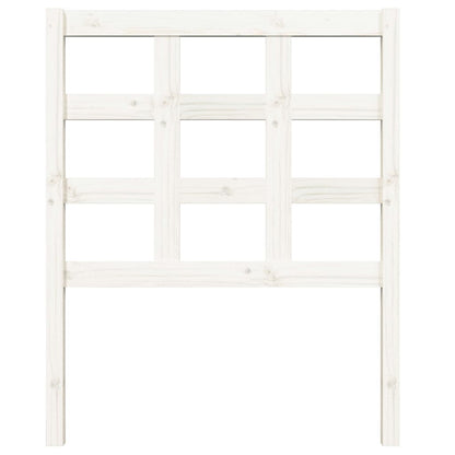 Hoofdbord 80,5X4X100 Cm Massief Grenenhout Wit