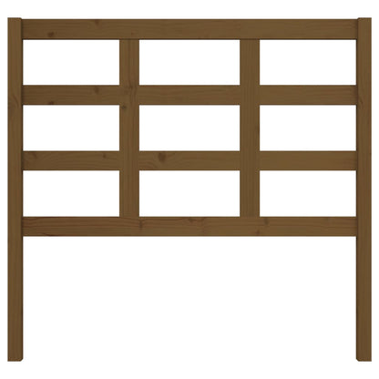 Hoofdbord 105,5X4X100 Cm Massief Grenenhout Honingbruin