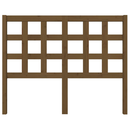 Hoofdbord 125,5X4X100 Cm Massief Grenenhout Honingbruin