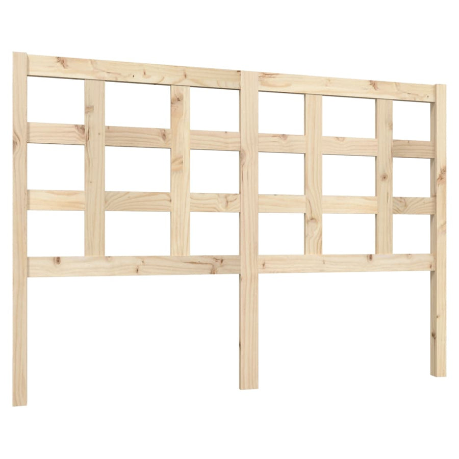 Hoofdbord 40,5X4X00 Cm Massief Grenenhout 140.5 x 100 cm Naturel