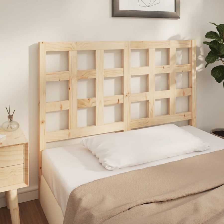 Hoofdbord 40,5X4X00 Cm Massief Grenenhout 140.5 x 100 cm Naturel