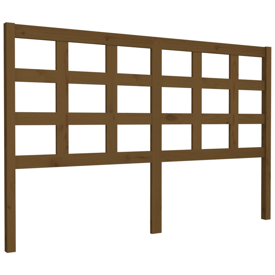 Hoofdbord 156X4X100 Cm Massief Grenenhout Honingbruin