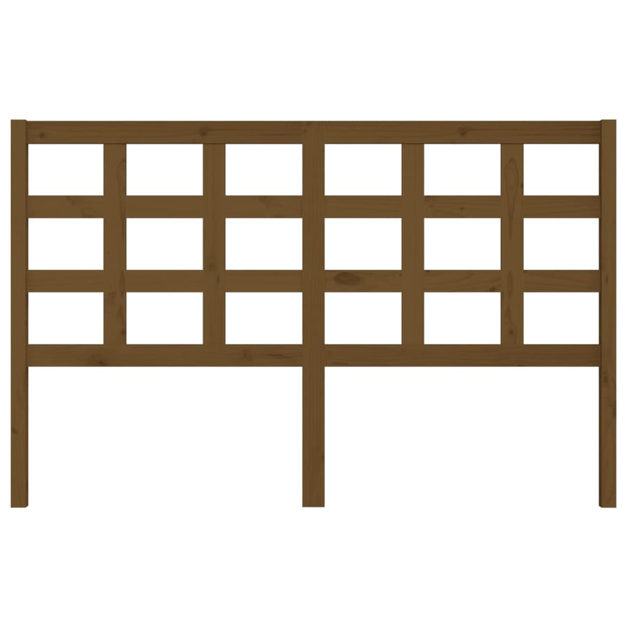 Hoofdbord 156X4X100 Cm Massief Grenenhout Honingbruin