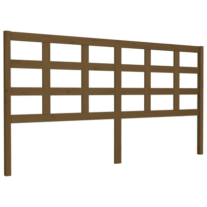 Hoofdbord 185,5X4X100 Cm Massief Grenenhout Honingbruin