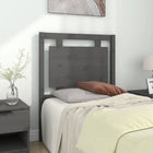 Headboard 80.5x4x100 cm solid pine wood grey