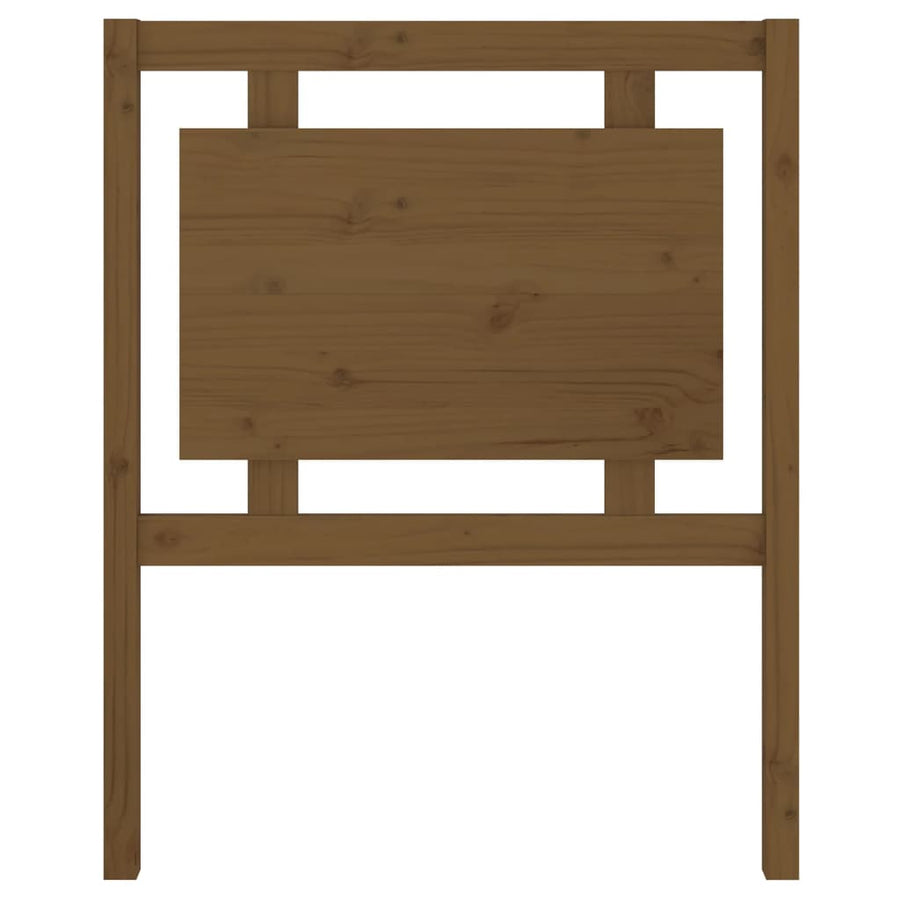 Hoofdbord 80,5X4X100 Cm Massief Grenenhout Honingbruin