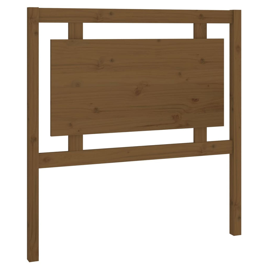 Hoofdbord 95,5X4X100 Cm Massief Grenenhout Honingbruin