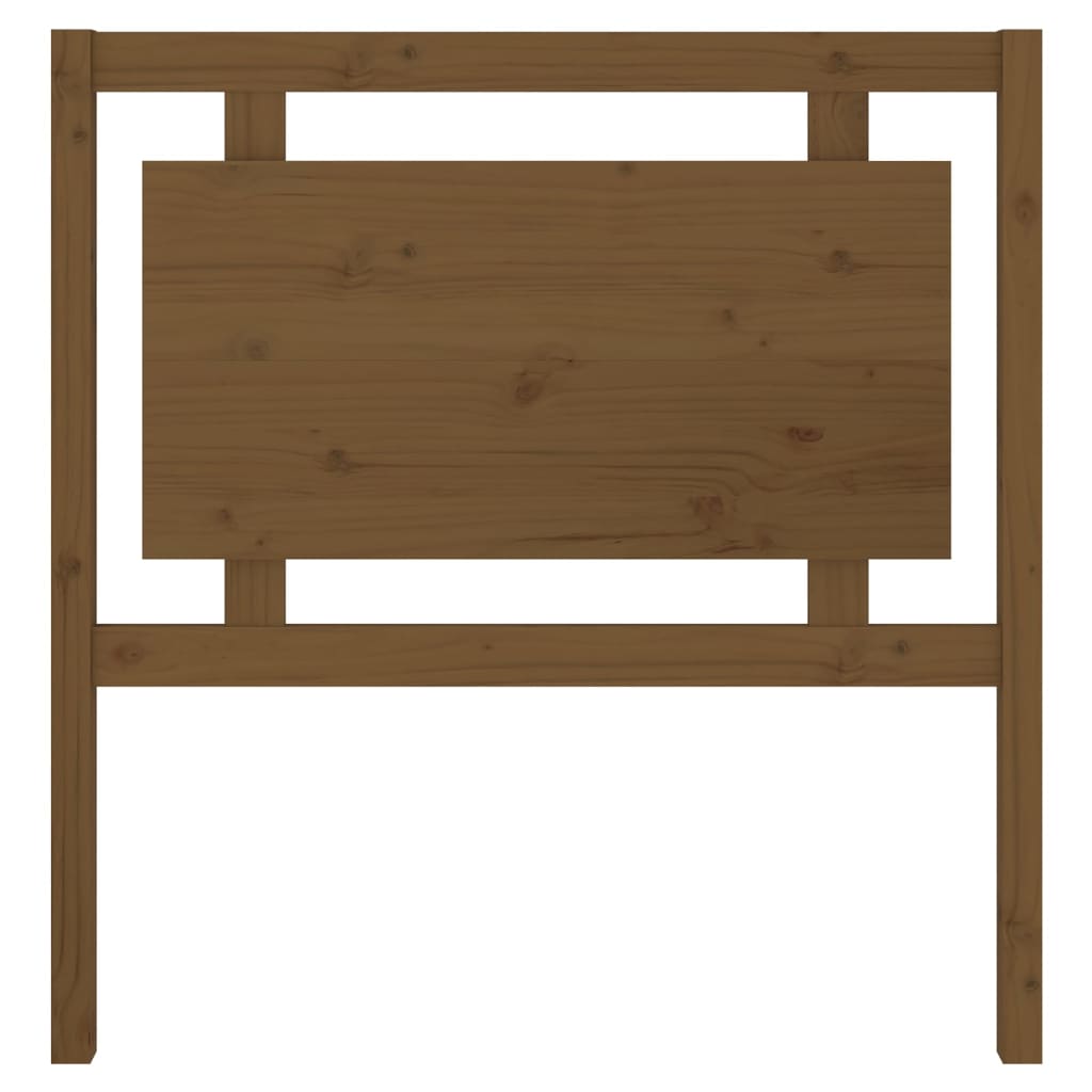 Hoofdbord 95,5X4X100 Cm Massief Grenenhout Honingbruin