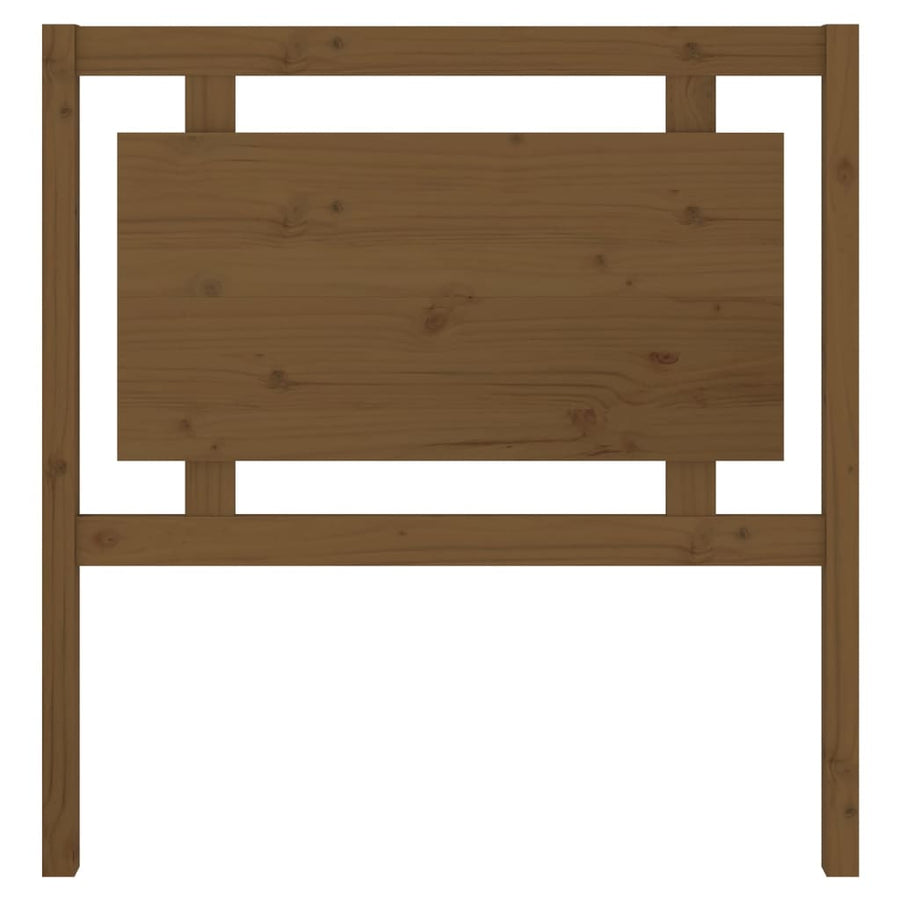 Hoofdbord 95,5X4X100 Cm Massief Grenenhout Honingbruin
