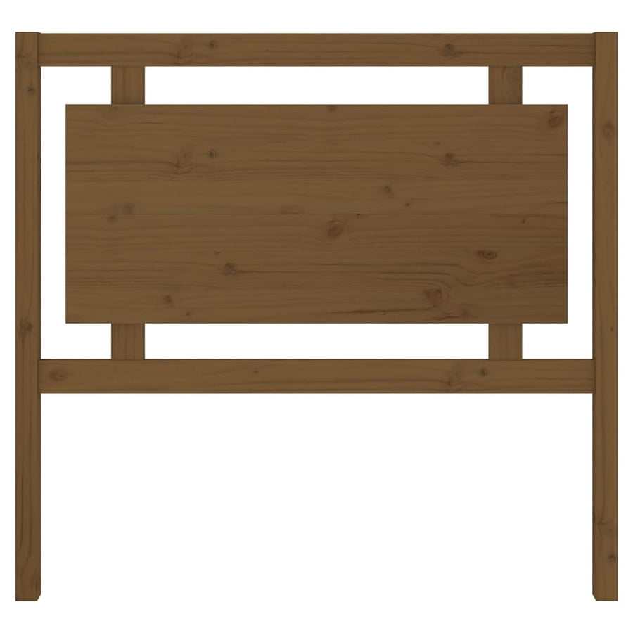 Hoofdbord 105,5X4X100 Cm Massief Grenenhout Honingbruin