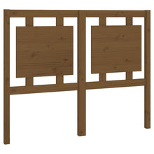 Hoofdbord 125,5X4X100 Cm Massief Grenenhout Honingbruin