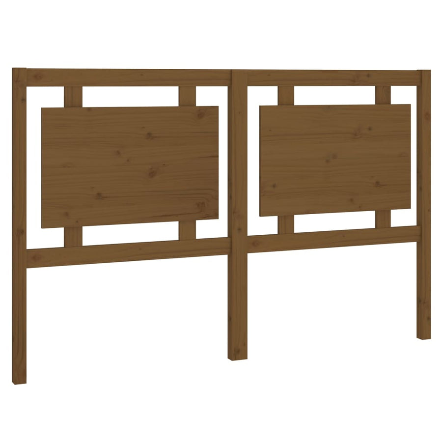 Hoofdbord 155,5X4X100 Cm Massief Grenenhout Honingbruin