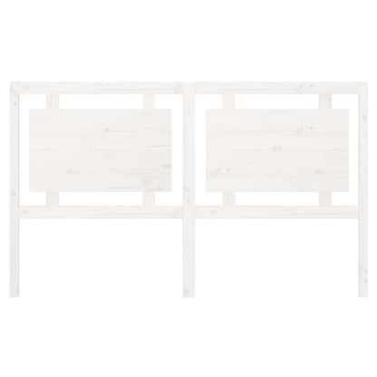 Hoofdbord 165,5X4X100 Cm Massief Grenenhout Wit