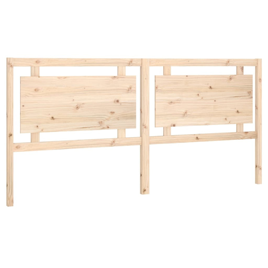 Hoofdbord 205,5X4X100 Cm Massief Grenenhout