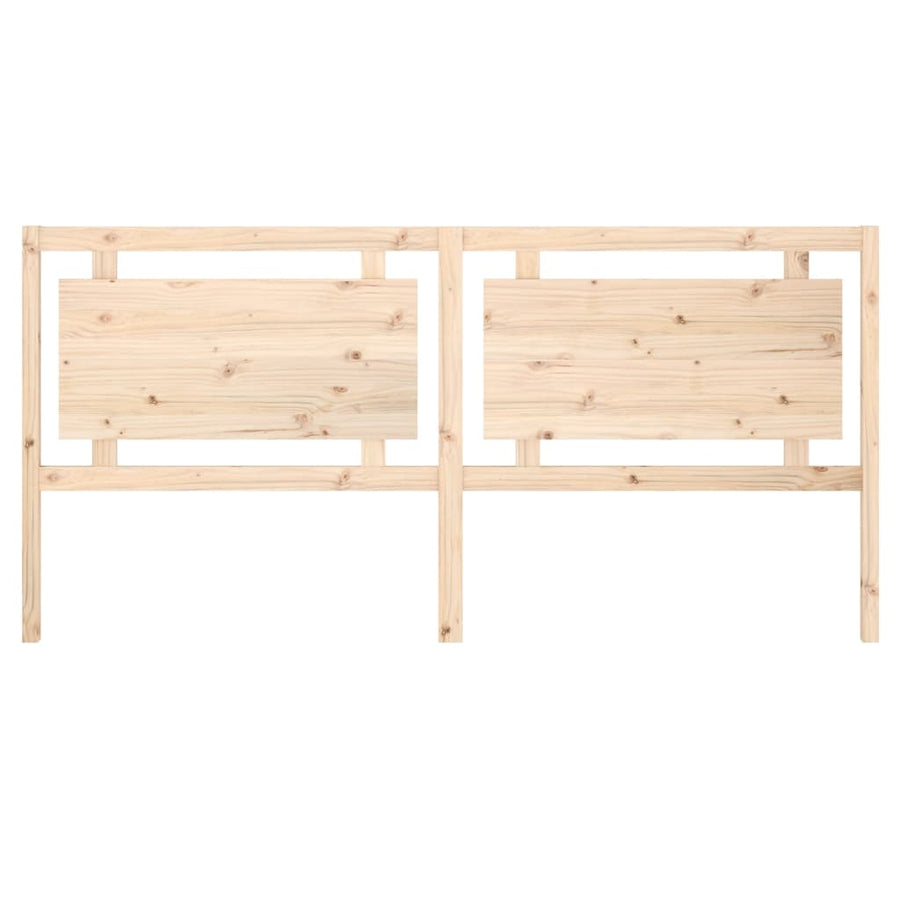 Hoofdbord 205,5X4X100 Cm Massief Grenenhout