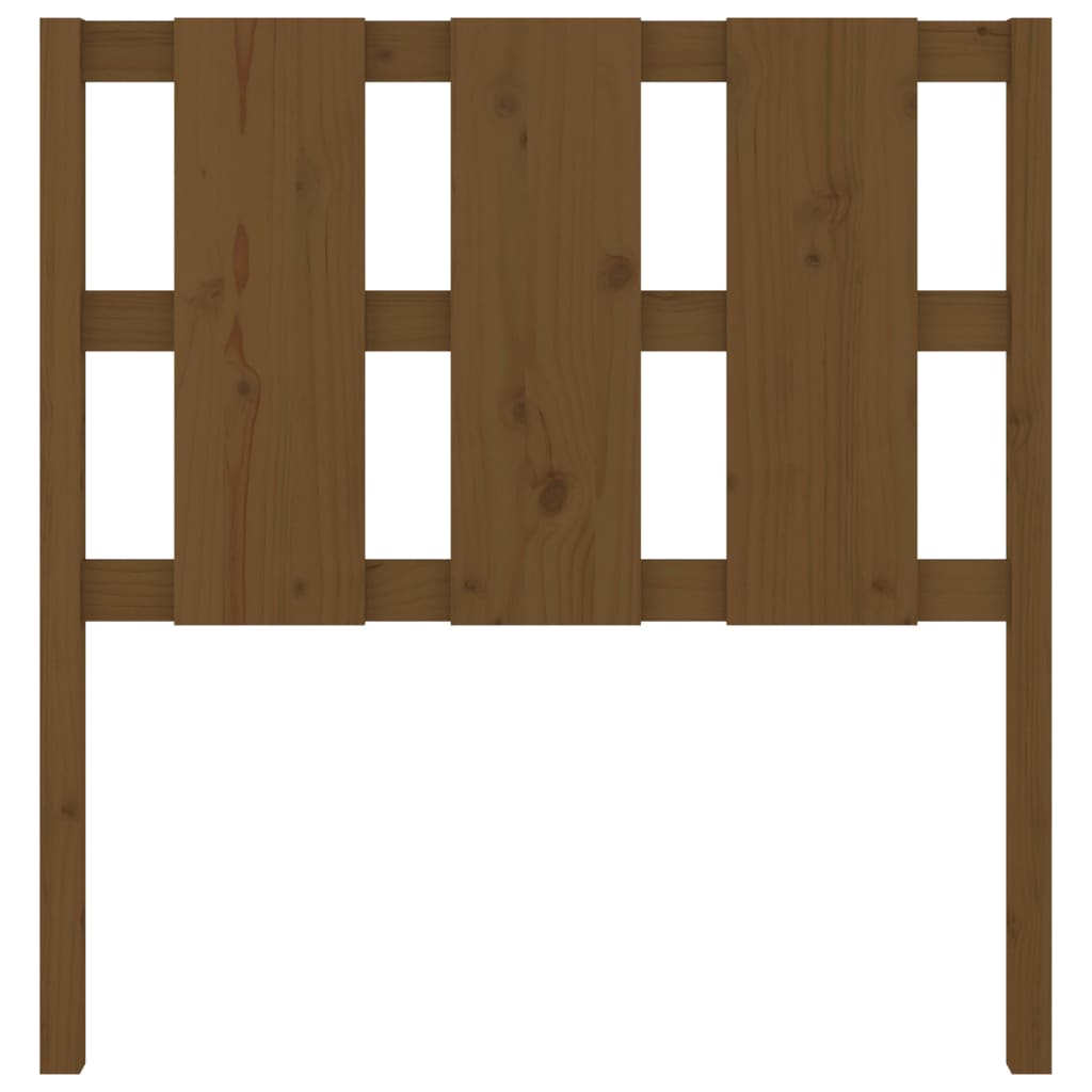 Hoofdbord 95,5X4X100 Cm Massief Grenenhout Honingbruin