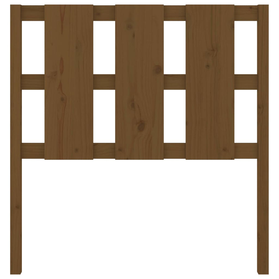 Hoofdbord 105,5X4X100 Cm Massief Grenenhout Honingbruin