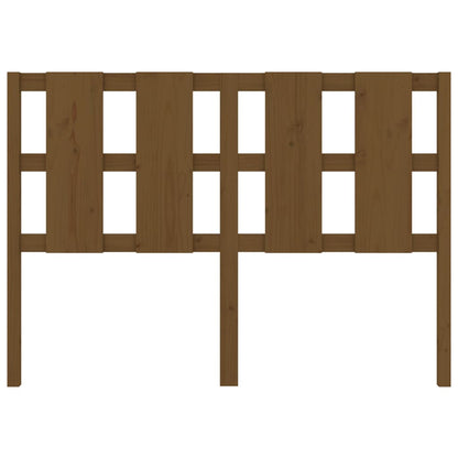 Hoofdbord 125,5X4X100 Cm Massief Grenenhout Honingbruin