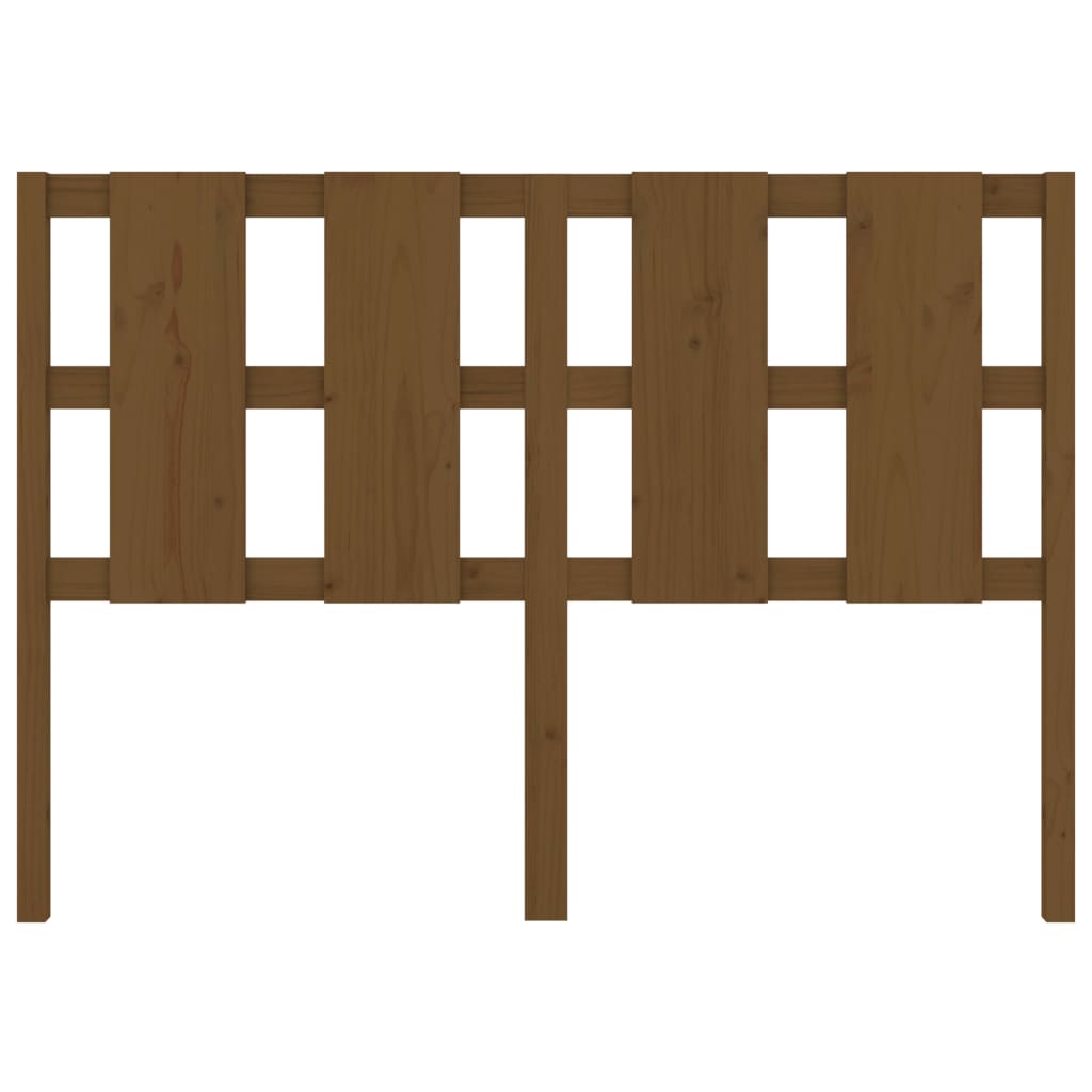 Hoofdbord 140,5X4X100 Cm Massief Grenenhout Honingbruin