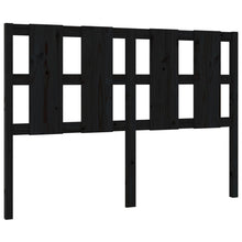 Hoofdbord 145,5X4X100 Cm Massief Grenenhout Zwart