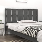 Headboard 155.5x4x100 cm solid pine grey
