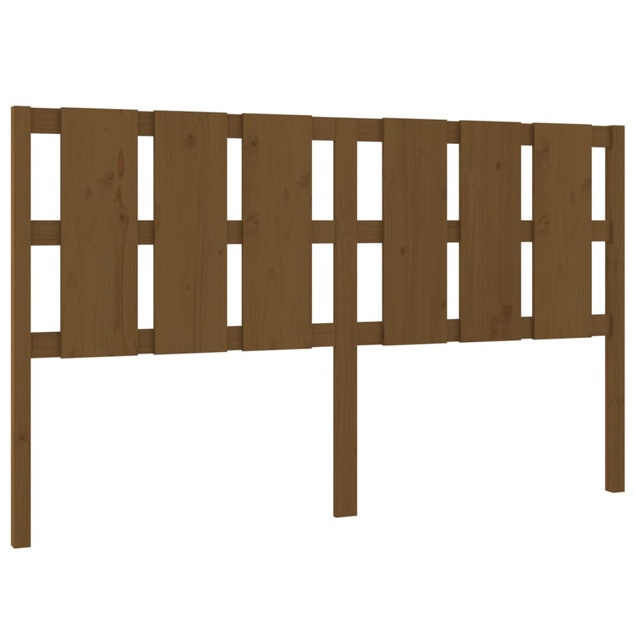 Hoofdbord 185,5X4X100 Cm Massief Grenenhout Honingbruin