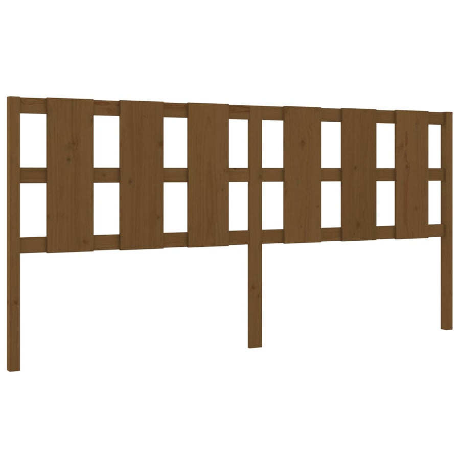 Hoofdbord 205,5X4X100 Cm Massief Grenenhout Honingbruin