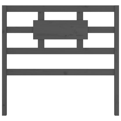 Hoofdbord 105,5X4X100 Cm Massief Grenenhout Grijs