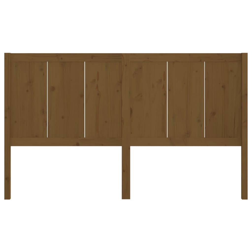 Hoofdbord 205,5X4X100 Cm Massief Grenenhout Honingbruin