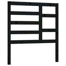 Hoofdbord 8X4X04 Cm Massief Grenenhout 81 x 104 cm Zwart