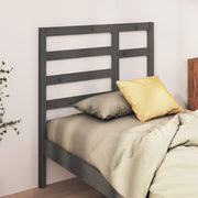 Hoofdbord 96x4x104 cm massief grenenhout grijs