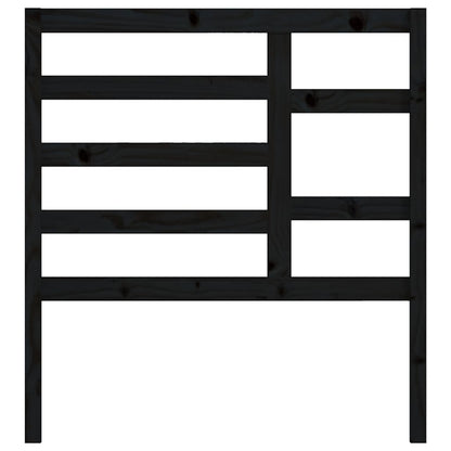 Hoofdbord 96X4X04 Cm Massief Grenenhout 96 x 104 cm Zwart