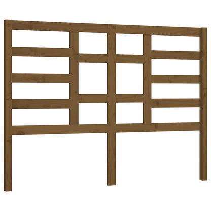 Hoofdbord 4X4X04 Cm Massief Grenenhout 141 x 104 cm Honingbruin