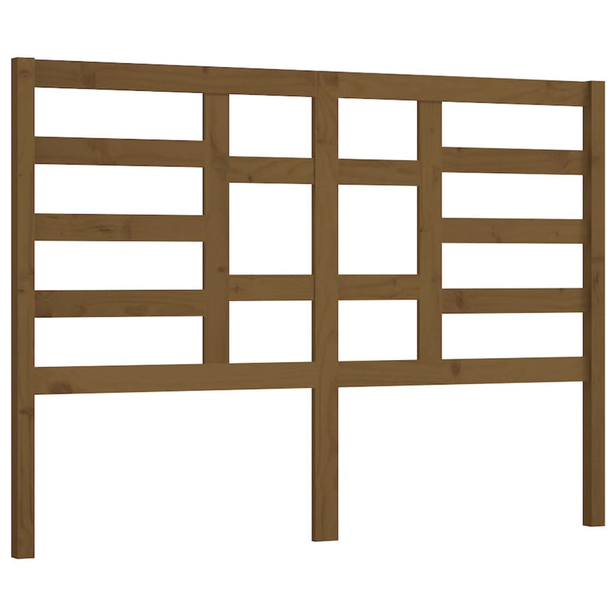 Hoofdbord 56X4X04 Cm Massief Grenenhout 156 x 104 cm Honingbruin