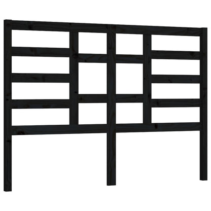 Hoofdbord 56X4X04 Cm Massief Grenenhout 156 x 104 cm Zwart
