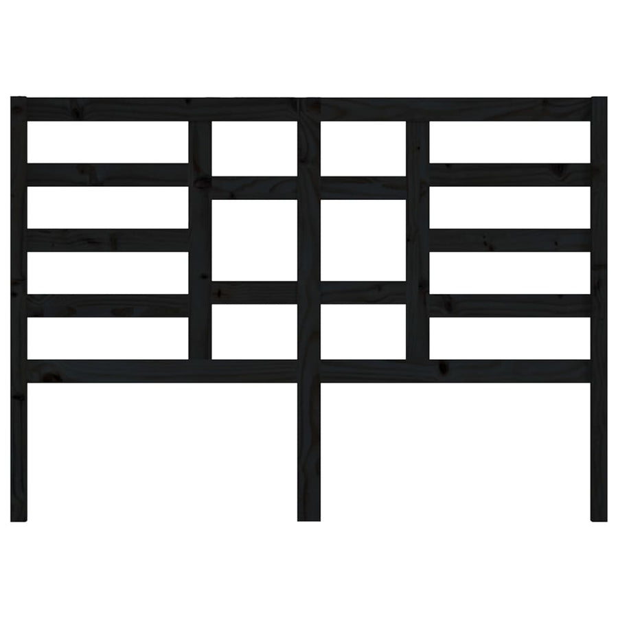 Hoofdbord 56X4X04 Cm Massief Grenenhout 156 x 104 cm Zwart