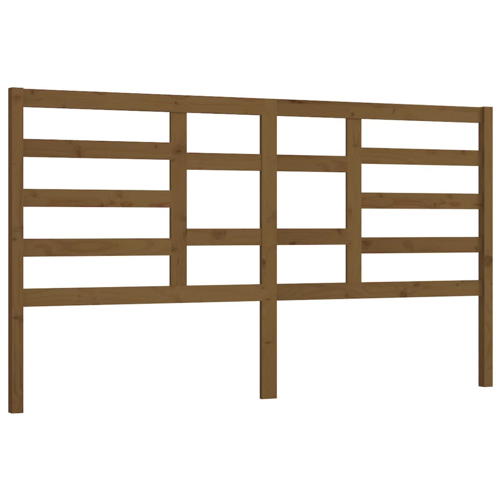 Hoofdbord 86X4X04 Cm Massief Grenenhout 186 x 104 cm Honingbruin