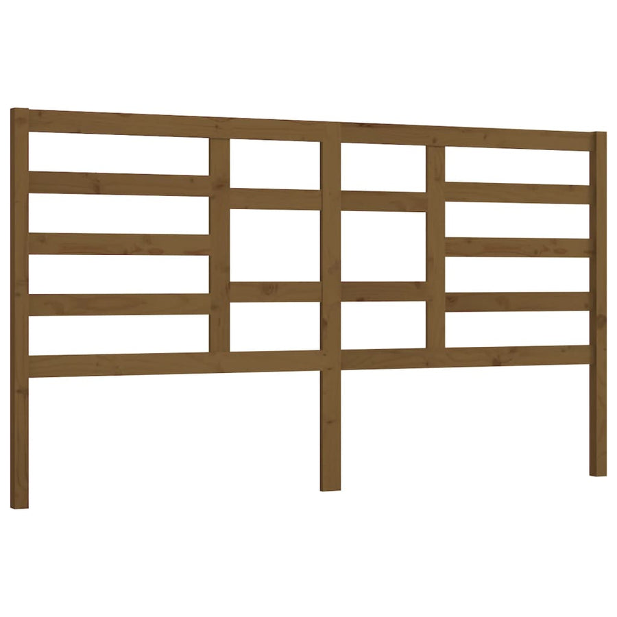 Hoofdbord 86X4X04 Cm Massief Grenenhout 186 x 104 cm Honingbruin