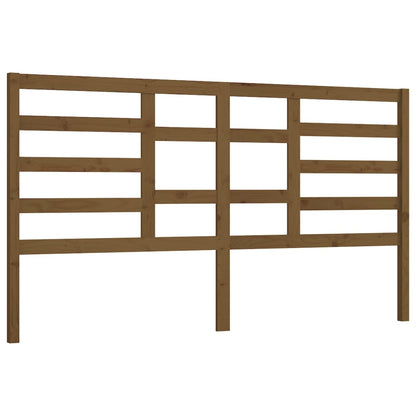 Hoofdbord 206X4X04 Cm Massief Grenenhout 206 x 104 cm Honingbruin