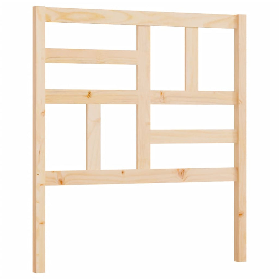 Hoofdbord 96x4x104 cm massief grenenhout 96 x 104 cm Naturel