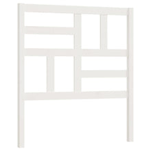 Hoofdbord 96x4x104 cm massief grenenhout wit 96 x 104 cm Wit